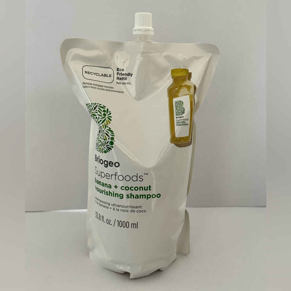 Briogeo Superfoods Banana + Coconut Nourishing Shampoo 33.8oz Sealed